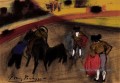 Courses de taureaux Corrida 3 1900 Cubisme